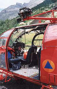 Alouette 3 et son treuil